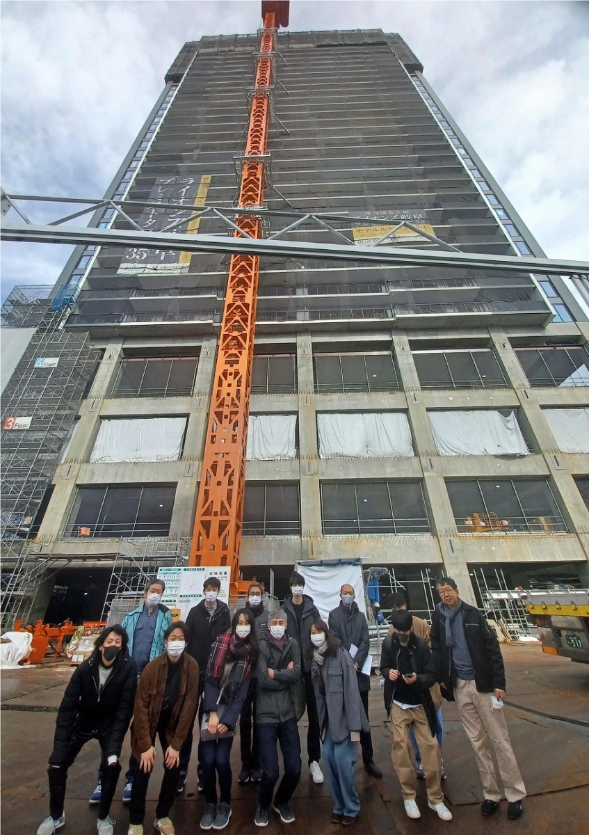 高島屋南地区 再開発ビル「柳ケ瀬グラッスル３５」の現場見学会を開催しました　　　　　facebook