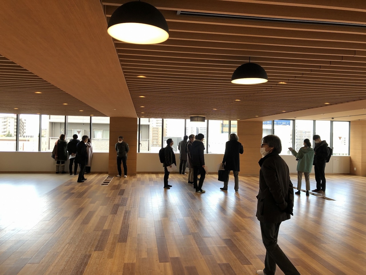 「愛知県共済生活協同組合」の新事務所完成現場見学を実施しました